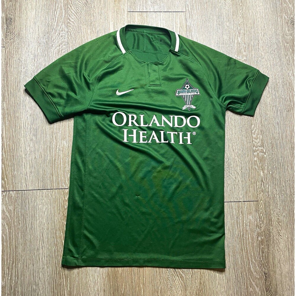 Nike South Orlando FC Dri-FIT Green Soccer Jersey Sz L #38